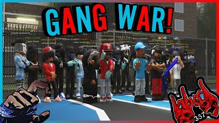 The Biggest GANG WAR EVER In Streetz War 2  ROBLOX [upl. by Isobel]