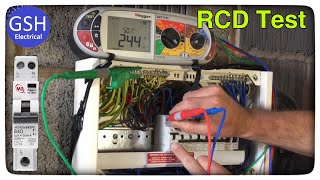 3 Lead RCD Test in the Consumer Unit on RCBOs Saving Time During the Live Testings Process [upl. by Otsedom]