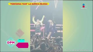 Alejandra Guzmán y Paulina Rubio muestran cada vez más compañerismo en sus shows [upl. by Zerelda]