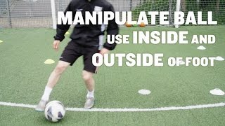 How To Do The In and Out  Football Skills  Westway Sports amp Fitness [upl. by Charis]