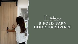 Bifold Barn Door Closet and Laundry Room Makeover [upl. by Tresa]