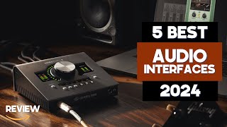 5 BEST Audio Interfaces of 2024 [upl. by Linea]