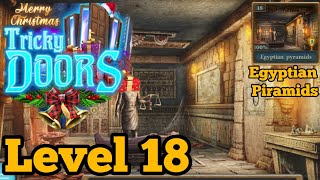 Tricky Doors 18 Egyptian Piraids Walkthrough [upl. by Moyers]