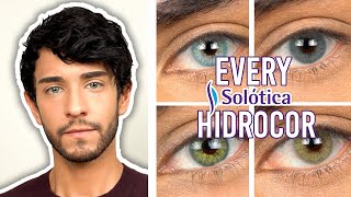 All SOLOTICA Hidrocor Contact Lenses Best Colored Lenses of 2023 [upl. by Aysahc95]