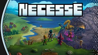 Still For Want of a Herdsman  Necesse Coop Lets Play Livestream 4 [upl. by Pitzer613]