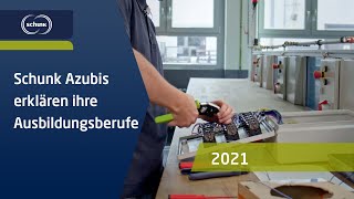 Ausbildung bei Schunk  Azubifilm  Karriere  Schunk Group [upl. by Anikahs]