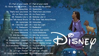 Disney Music 2023 🐰 Walt Disney Songs Collection 🎶 Relaxing Music ✨ I See the Light  Speechless [upl. by Cilegna438]