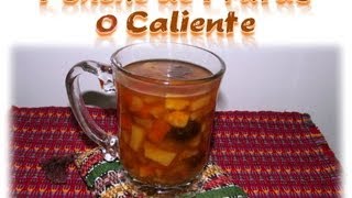 Receta de Ponche de Frutas o Caliente Guatemala [upl. by Rocca]