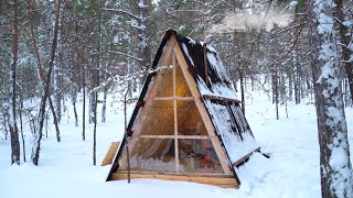 10 Days of Solitude in the Forest Wintering in a Cabin From December to March [upl. by Signe]