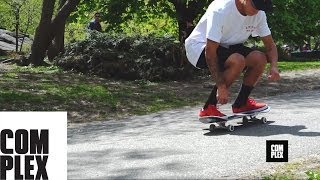 Nyjah Hustons 5 Favorite Flat Ground Tricks  Complex [upl. by Barn]