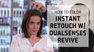 Instant root touchups with Dualsenses Color Revive  How to Color  Goldwell Education Plus [upl. by Klecka]