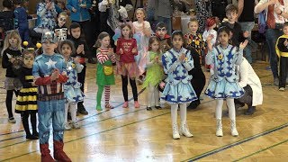 Mädchengarde beim Kinderfasching in Biedermannsdorf [upl. by Napra908]