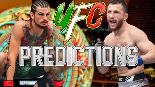 UFC 306 OMalley vs Dvalishvili Predictions [upl. by Kyte]