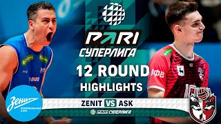 Zenit vs ASK  HIGHLIGHTS  12 Round  Pari SuperLeague 2025 [upl. by Heinrik]