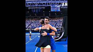 I cant wait for the next AO event 😰🤣🤣  djokovic sabalenka fun funny ao2024 fy foryou [upl. by Dymphia854]