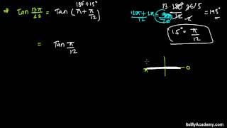 Trigonometry Lesson  Evaluate Tan 13Pi12 [upl. by Filberto317]