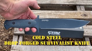 Cold Steel  Drop Forged Survivalist Knife [upl. by Omsare527]