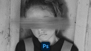 Smeared Eyes Effect In Photoshop  Motion Blurred Face With Noisy Black amp White Color Grading [upl. by Selwin20]