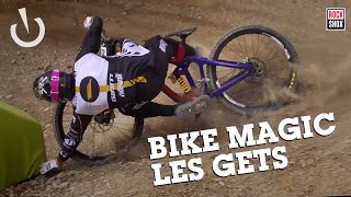 CRAZY Bike SMASHING at the Les Gets World Cup Downhill [upl. by Nurat1]