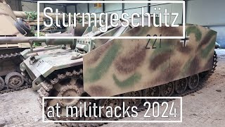 Sturmgeschütz at militracks 2024 museum ww2 ww2history panzer [upl. by Eilujna]