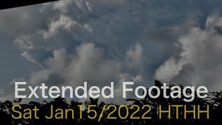 Extended Footage Tongas Jan15th Volcanic Eruption Hunga Tonga Hunga Haapai as seen from the ground [upl. by Atiuqa]