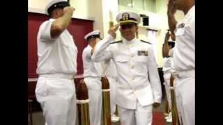 Senior Chief becomes Chief Warrant Officer [upl. by Ahsead]