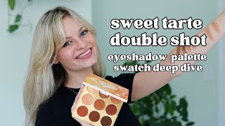 tarte double shot eyeshadow palette swatches  watch before you buy [upl. by Ettelohcin414]