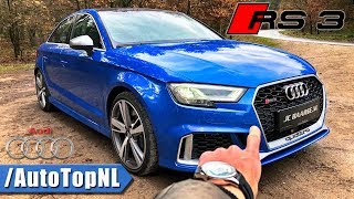 2018 Audi RS3 Quattro Sedan REVIEW POV Test Drive by AutoTopNL [upl. by Ahs]