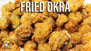 Easy and Delicious Fried Okra Recipe  SoulFoodSunday [upl. by Zsuedat944]