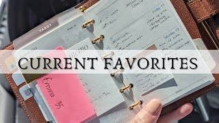 CURRENT FAVORITES  What Im Loving Right Now [upl. by Kacey]