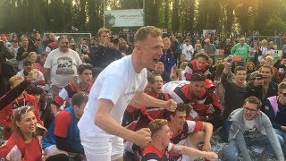 MegaParty Altona 93 feiert RegionalligaAufstieg [upl. by Ahsiema866]