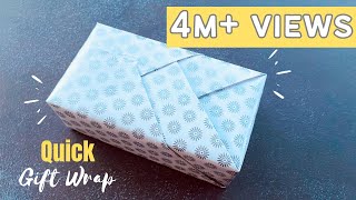 Easy Gift Wrapping  DIY Gift Packing Idea  Gift Wrap Idea for any Occasion giftwrap [upl. by Ecallaw]