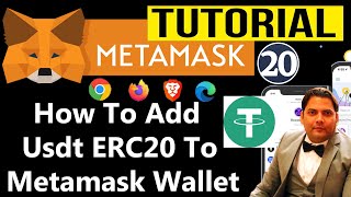 HOW TO ADD USDT ERC20 TO METAMASK WALLET  USDT ERC20 TOKENS [upl. by Mya527]