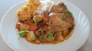 Fricase de Pollo al Estilo Puertorriqueño 🇵🇷 [upl. by Zigmund]