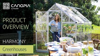 Harmony Polycarbonate Greenhouse Kit  Canopia by Palram [upl. by Teufert]