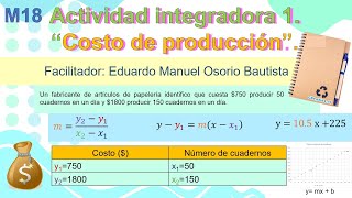 Módulo 18 semana 1 actividad 1 Costo de producción 2021 [upl. by Lessirg]