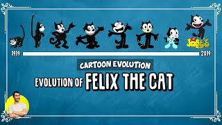 Evolution of FELIX THE CAT  100 Years Explained  CARTOON EVOLUTION [upl. by Wini]