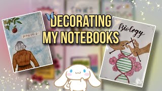 Decorating Notebooks Cover for new session ✨ Notebook decoration ideas 💡 diy craftideas [upl. by Norven969]