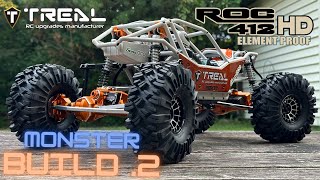 Axial Monster Ryft Upgrade Series EP 2 Treal Diff housings amp Rear Wheel Steering Installed [upl. by Norby]