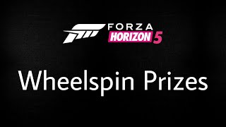 Forza Horizon 5 Wheelspin Rewards 103022  11522 [upl. by Akinnej]