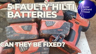 Hilti Battery repair marathon [upl. by Hannej808]