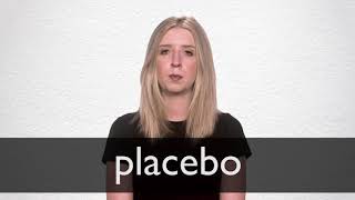 How to pronounce PLACEBO in British English [upl. by Stralka150]