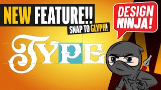 NEW Snap to Glyph Features in Illustrator [upl. by Ynoep]