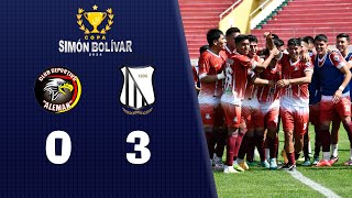 COPA SIMÓN BOLÍVAR  DEPORTIVO ALEMÁN VS ORURO ROYAL Compacto [upl. by Kerge969]