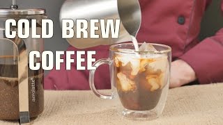 How to make Cold Brew Coffee with French Press [upl. by Elleyoj735]