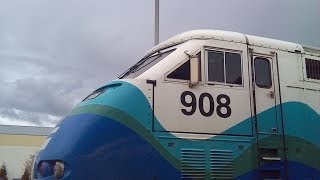 Sounder Northline train 1700 To Everett via Edmonds and Mukilteo [upl. by Relyt]