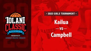 ‘Iolani Classic consolation round  Kailua vs Campbell [upl. by Gabriel]