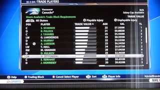 NHL13 Be a GM Mode How to Steal Draft Picks [upl. by Ennayrb943]