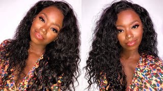 How to Safely Glue Down A Super Natural Lace Front Wig [upl. by Puri]