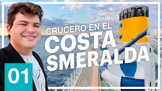 ASÍ ES EL CRUCERO COSTA SMERALDA 🛳️🇮🇹  VLOG [upl. by Trelu]